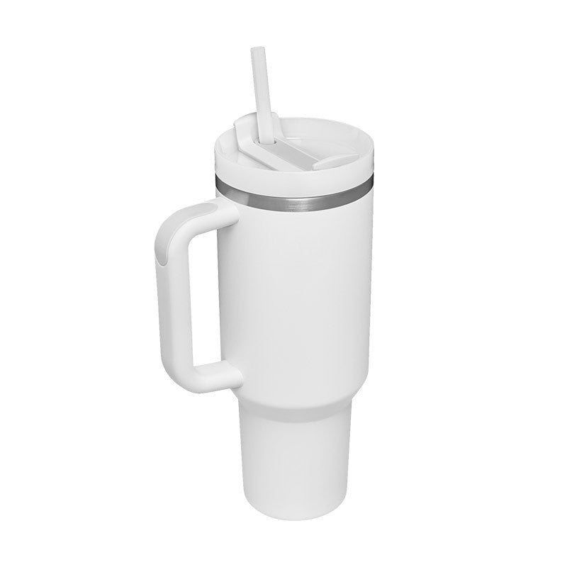 Insulated Travel Mug With Straw