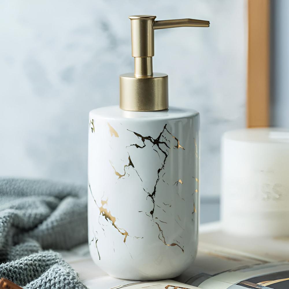 Golden Marble Soap Dispenser