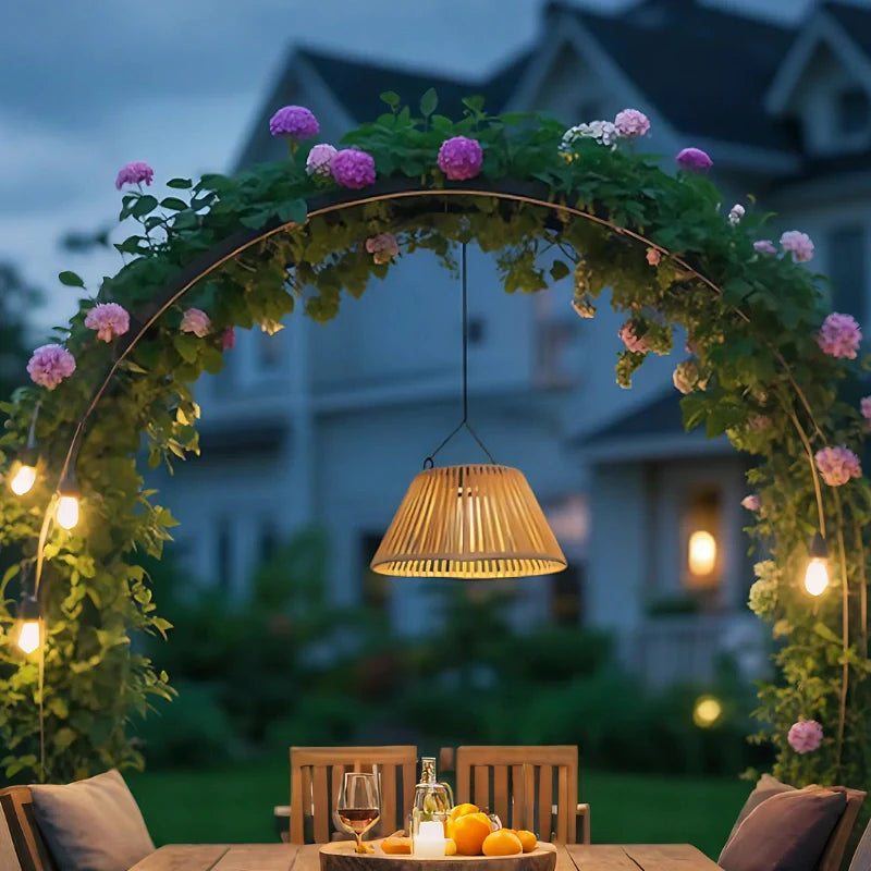 Solar Rope Lantern for Patio and Garden
