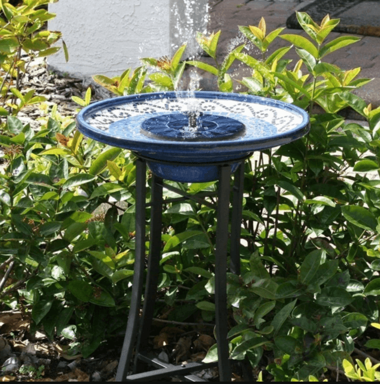 LED Solar Fountain Pump with 4 Spray Modes