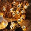 Ball Solar And Battery String Lights In Warm White And Multicolour For Garden