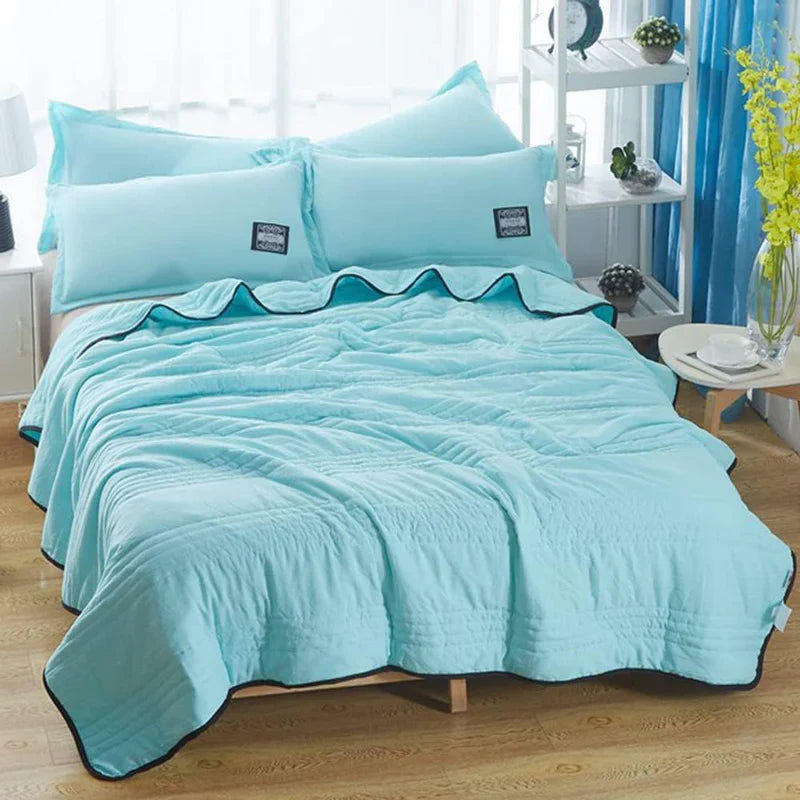 Cooling Blanket for Hot Sleepers, Soft Breathable Ice Cooling Throw