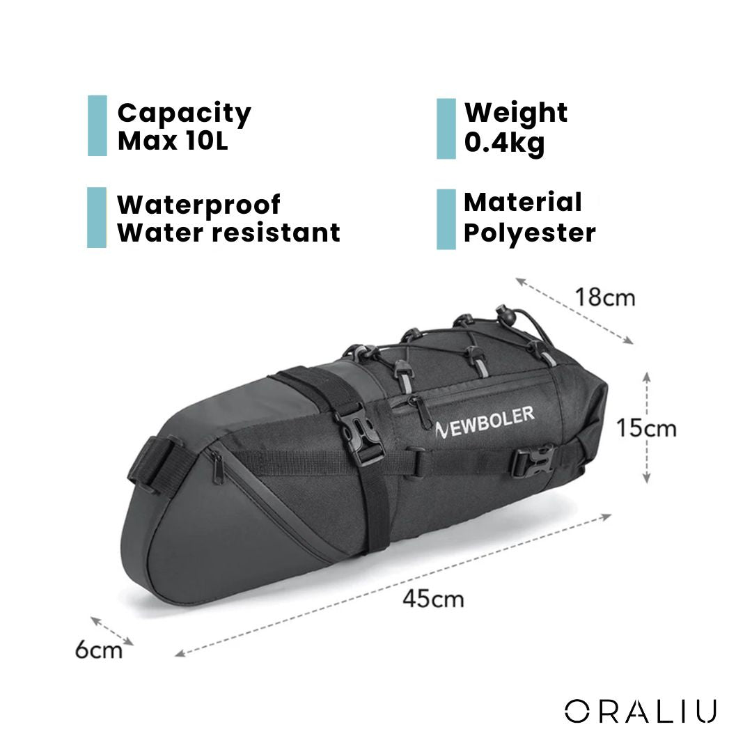 10L Waterproof Bike Saddle Bag