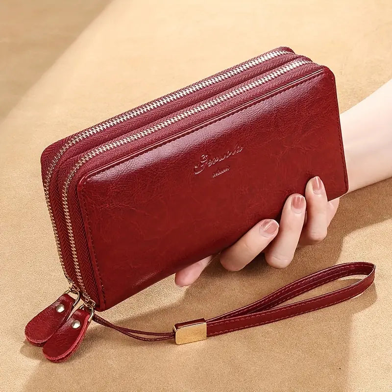 RFID Leather Passport and Travel Wallet