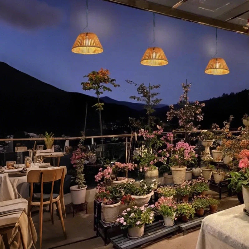 Solar Rope Lantern for Patio and Garden