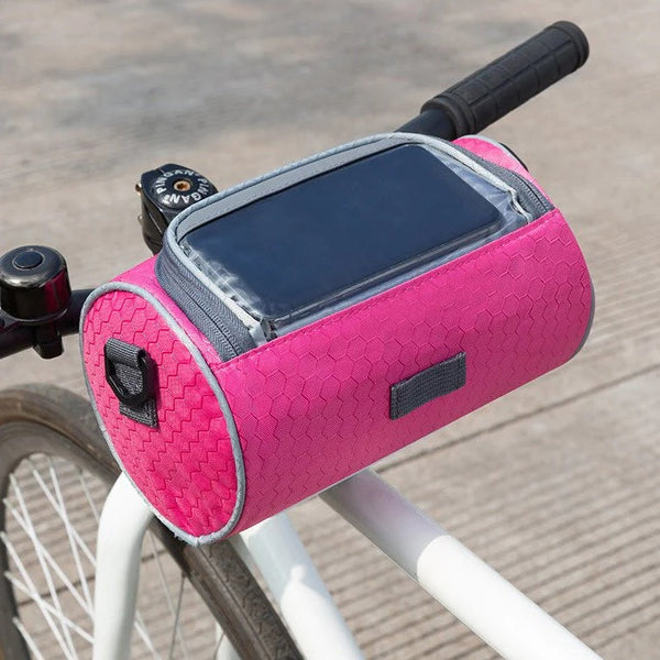 Waterproof 3.5L Bike Handlebar Bag with Touchscreen Window
