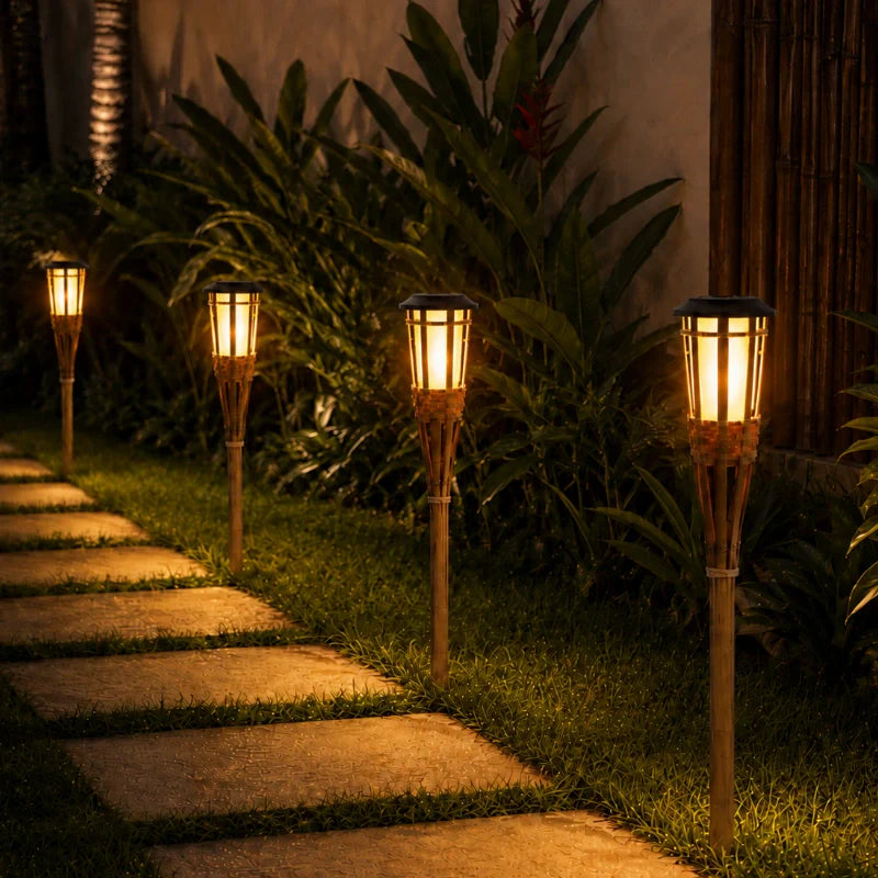 Solar Garden Torch Lights for Pathways