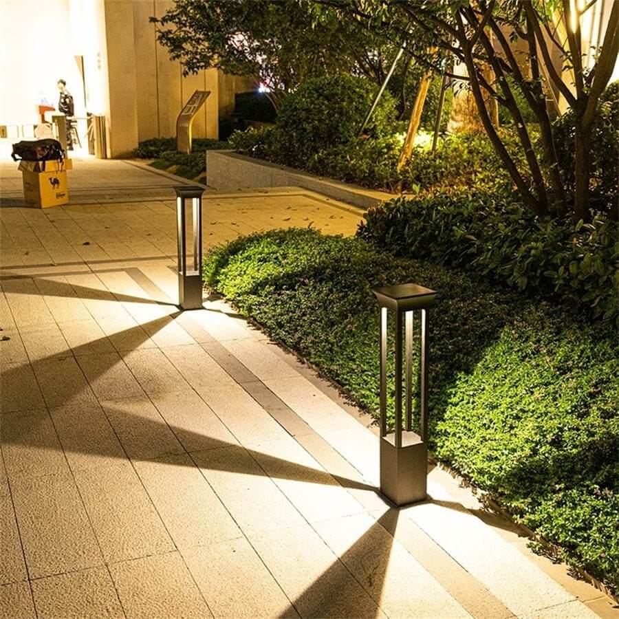 Solar Garden Path Lights - Solar Pathway Light Outdoor Garden Led Lamp 60Cm Warm