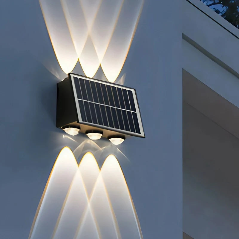 Solar Wall Sconce Light for Outdoor Entrances