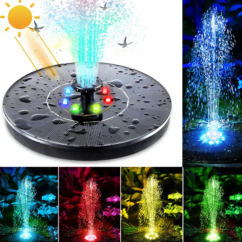 Solar Fountain Pump for Garden Ponds