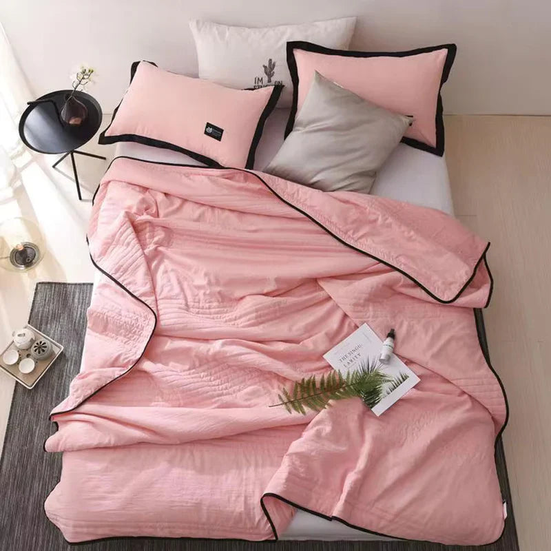 Cooling Blanket for Hot Sleepers, Soft Breathable Ice Cooling Throw