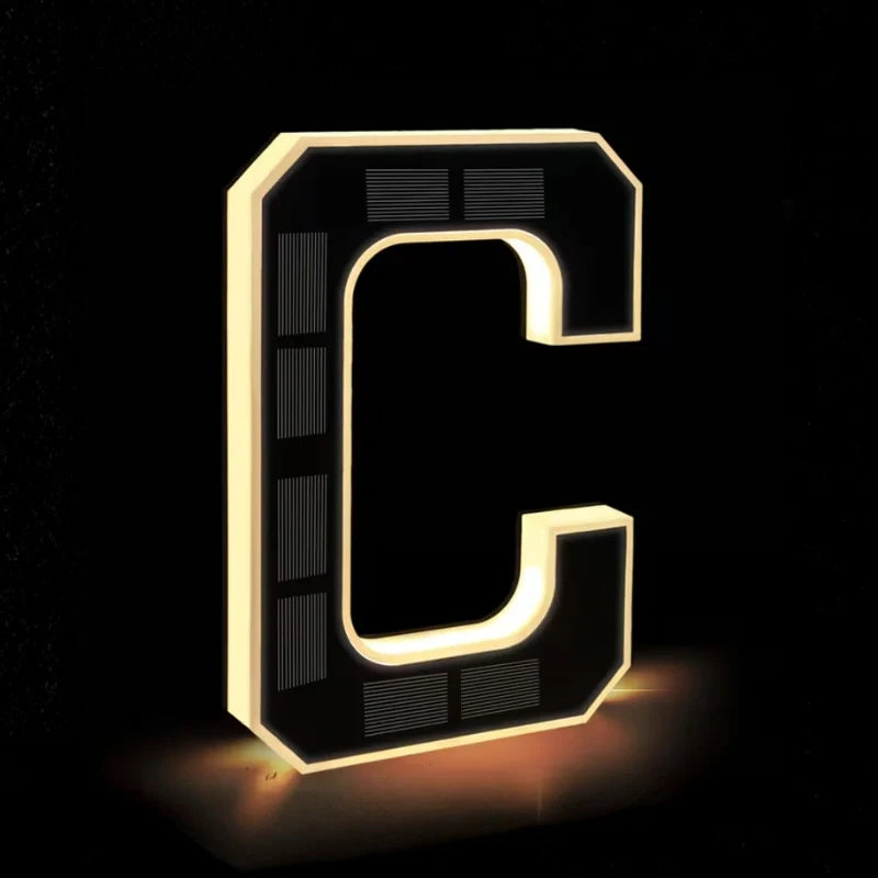 Solar House Number Light for Outdoor Walls