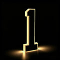 Solar House Number Light for Outdoor Walls