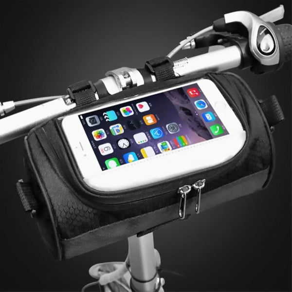Waterproof 3.5L Bike Handlebar Bag with Touchscreen Window