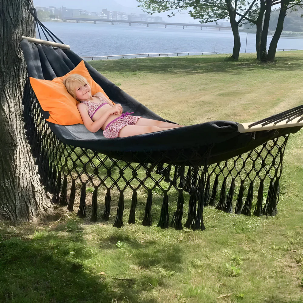 Portable Cotton Camping Hammock