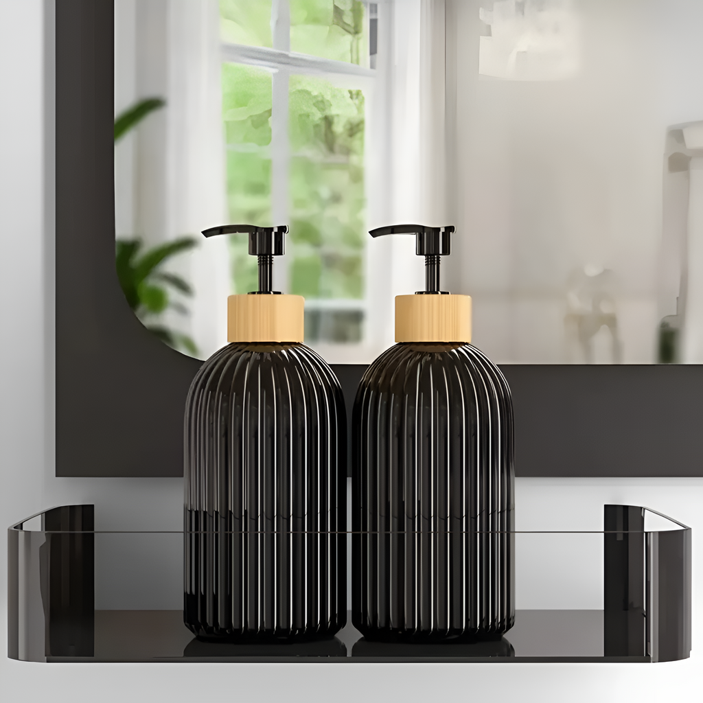 Bamboo Pump Soap Dispenser
