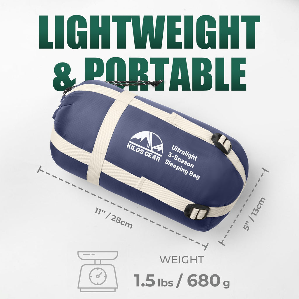 Three-Season Lightweight Camping Sleeping Bag
