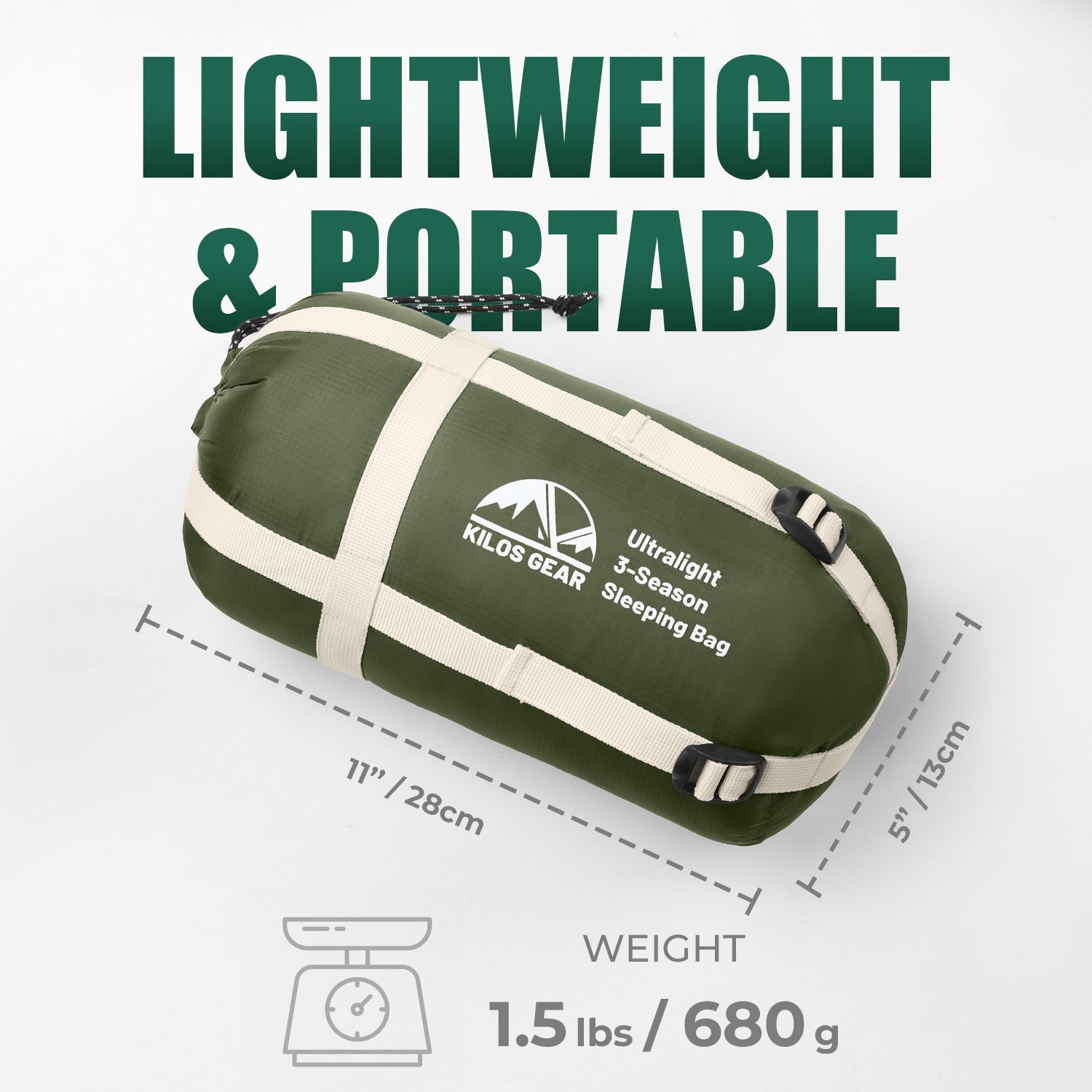 Three-Season Lightweight Camping Sleeping Bag