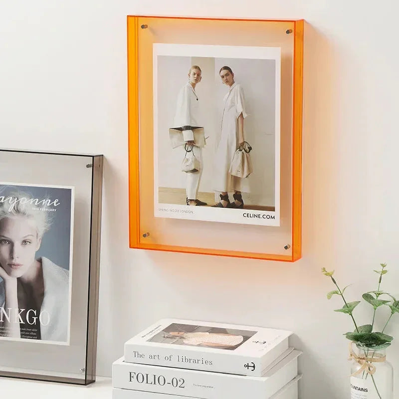 Transparent Colour Photo Frame