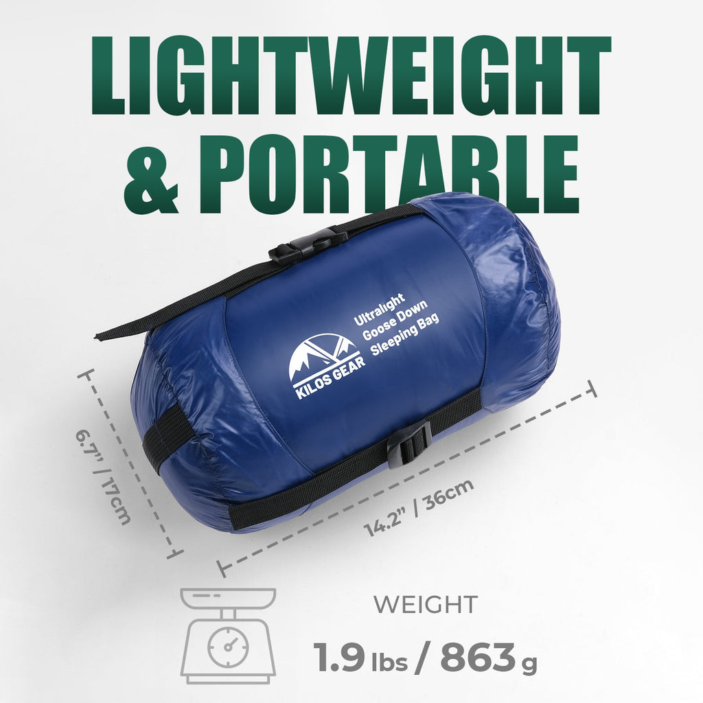Ultralight Goose Down Camping Sleeping Bag
