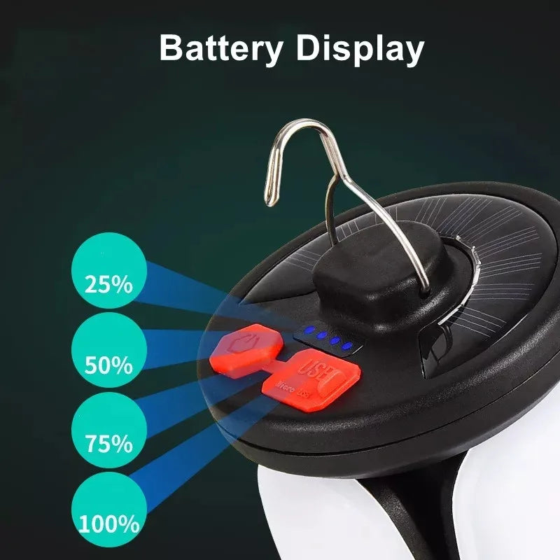 USB Folding Leaf Camping Lantern