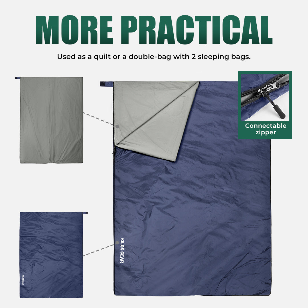 Three-Season Lightweight Camping Sleeping Bag