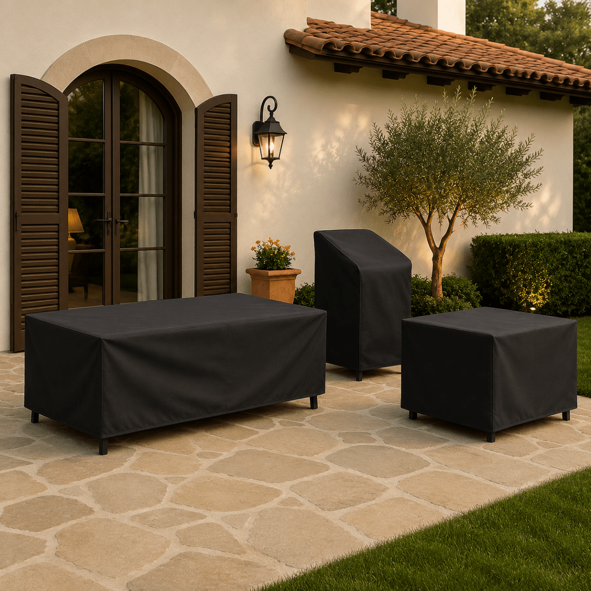 Weatherproof Outdoor Furniture Cover with UV Protection