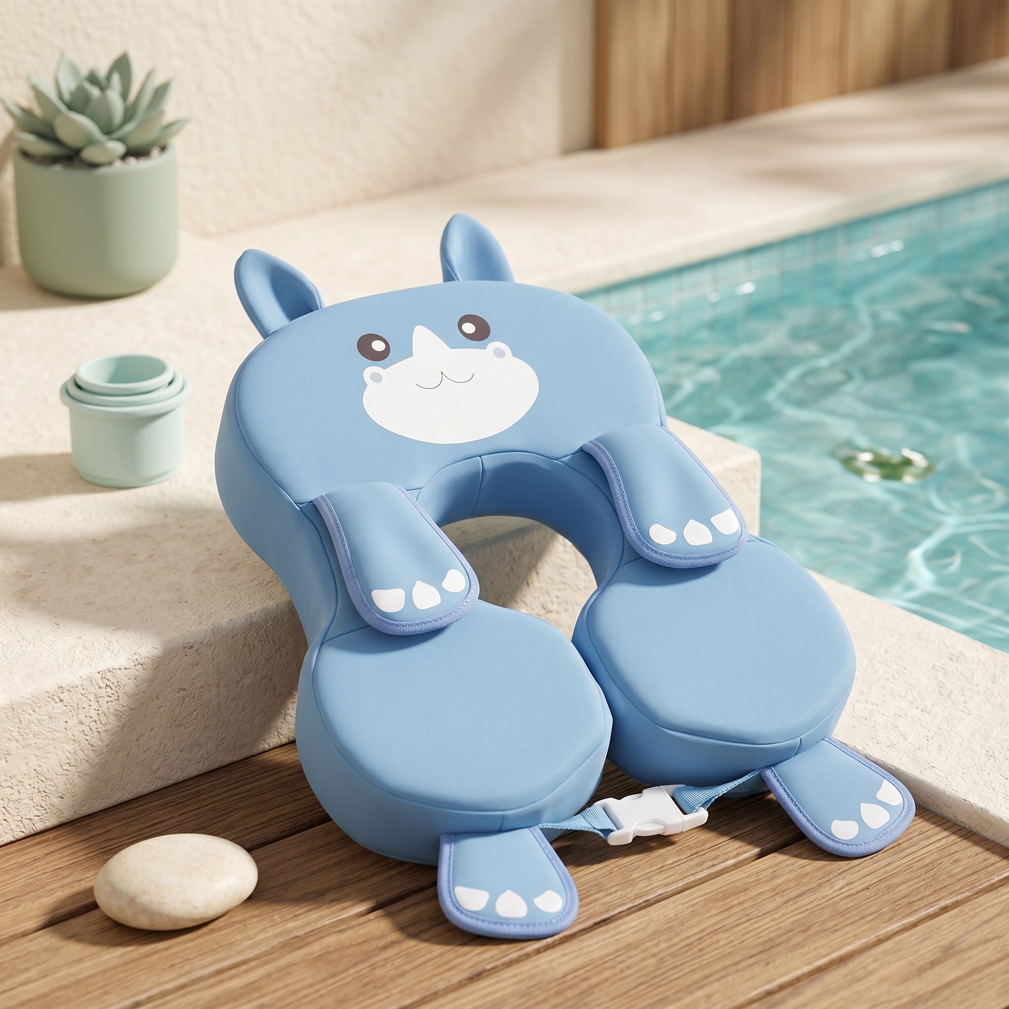 Inflatable Baby Swim Ring with Seat