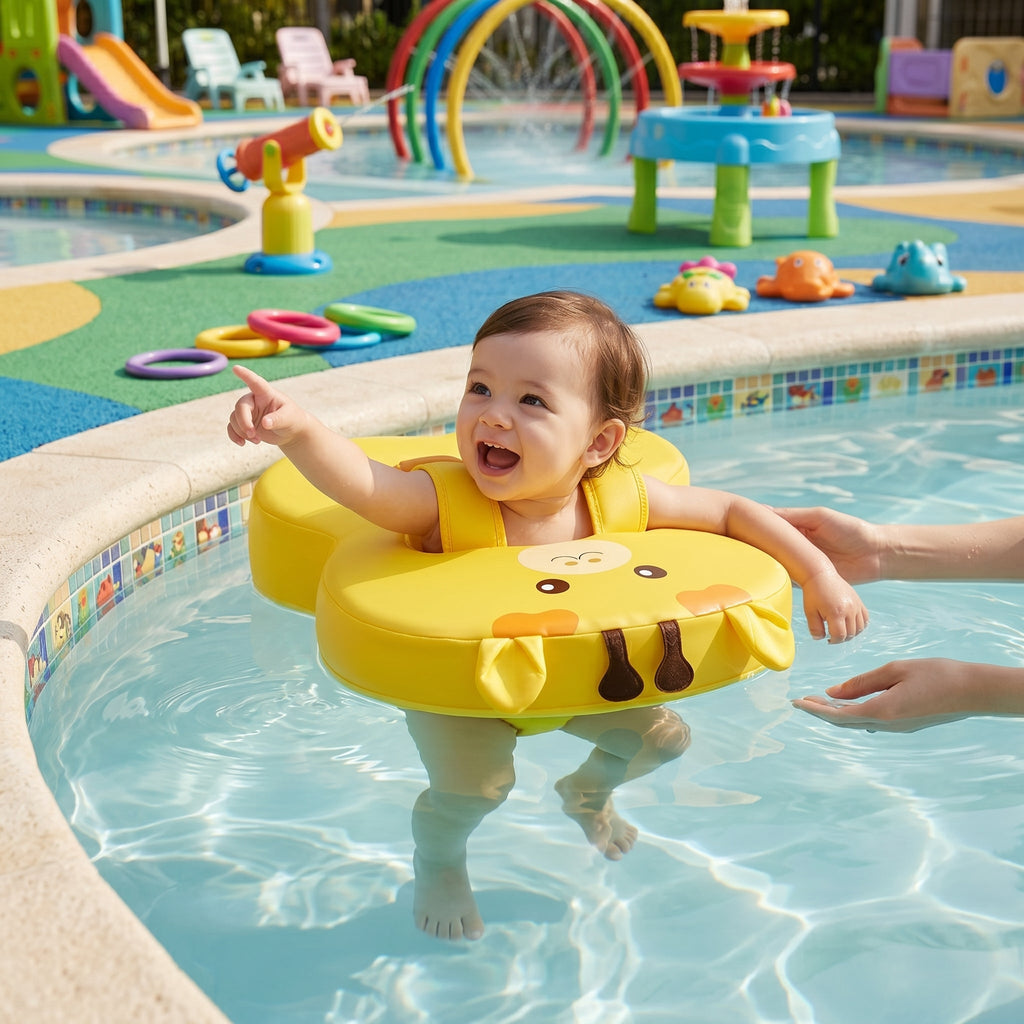 Inflatable Baby Swim Ring with Seat