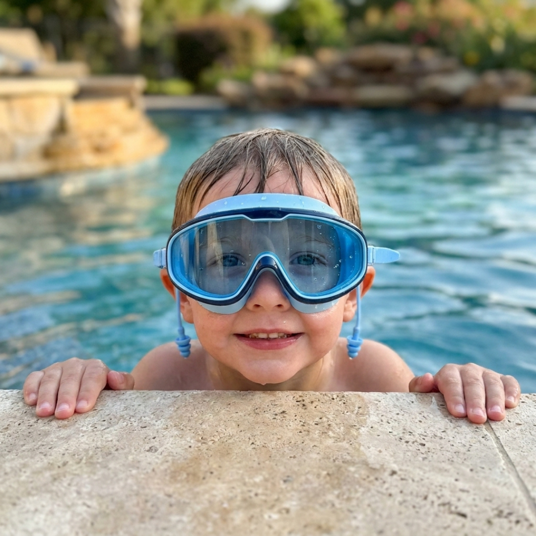 Kids Anti-Fog Swimming Goggles
