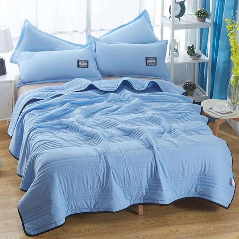 Cooling Blanket for Hot Sleepers, Soft Breathable Ice Cooling Throw