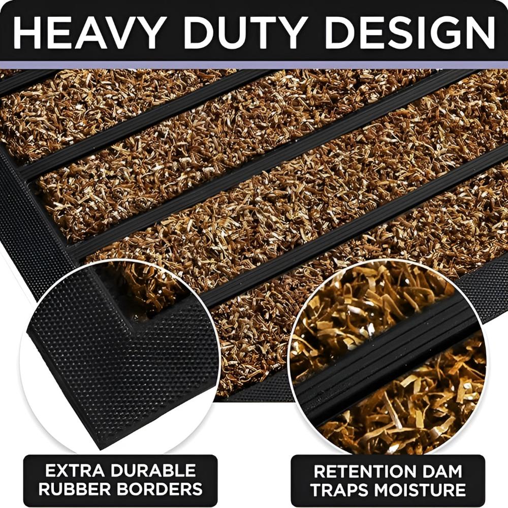 Striped Entry Door Mat
