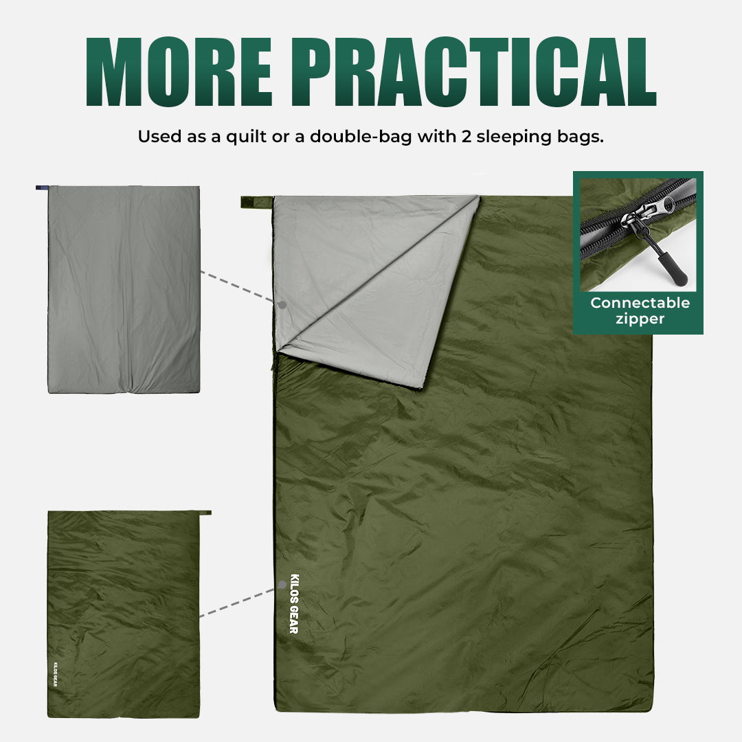Three-Season Lightweight Camping Sleeping Bag