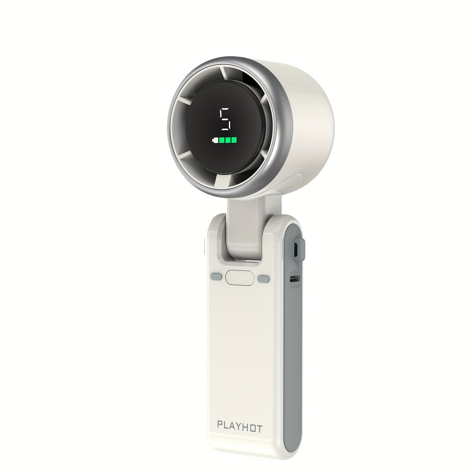 Five-Speed Turbo Handheld Fan with LED Light