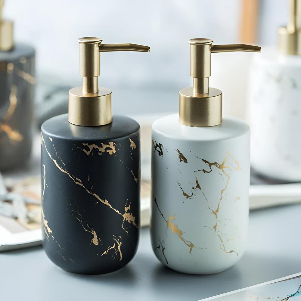 Golden Marble Soap Dispenser