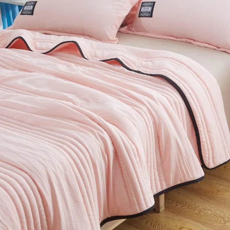Cooling Blanket for Hot Sleepers, Soft Breathable Ice Cooling Throw