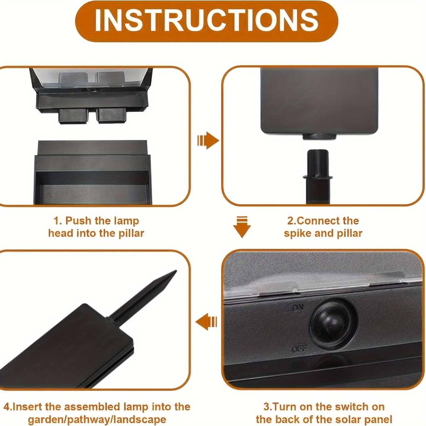Modern Solar Garden Path Lights