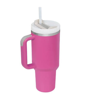Insulated Travel Mug With Straw