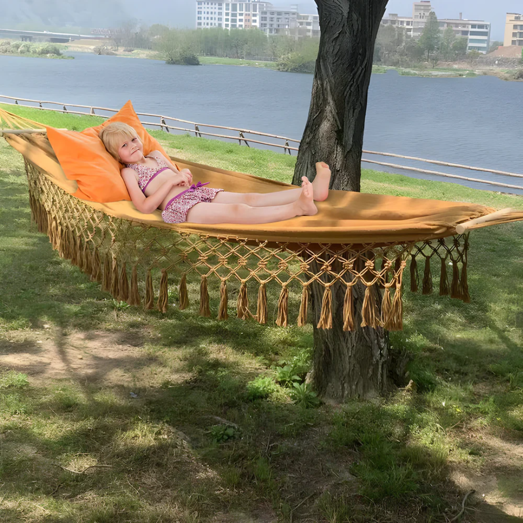 Portable Cotton Camping Hammock