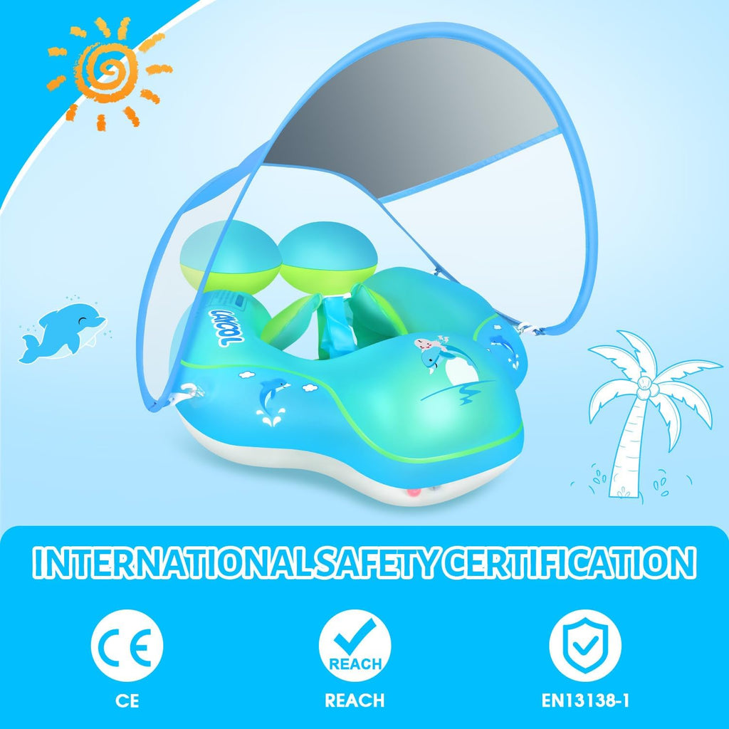 Baby Swim Float with Sun Canopy