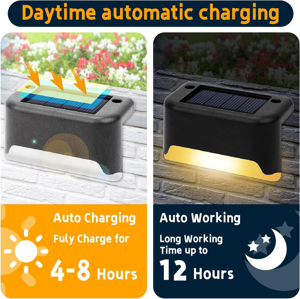 Waterproof Solar Garden Path Lights - Wireless Solar Led Outdoor Light Waterproof Garden Patio