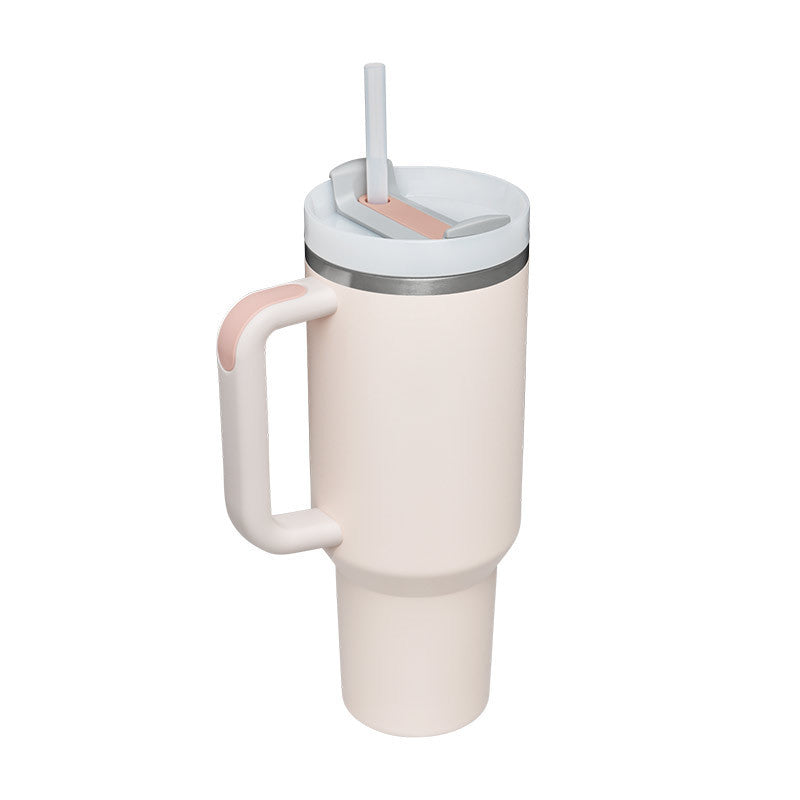 Insulated Travel Mug With Straw