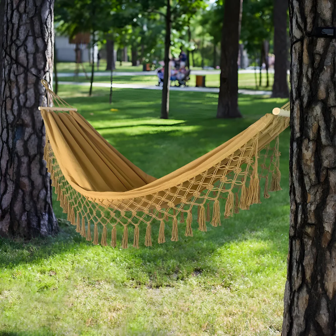 Portable Cotton Camping Hammock