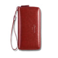RFID Leather Passport and Travel Wallet