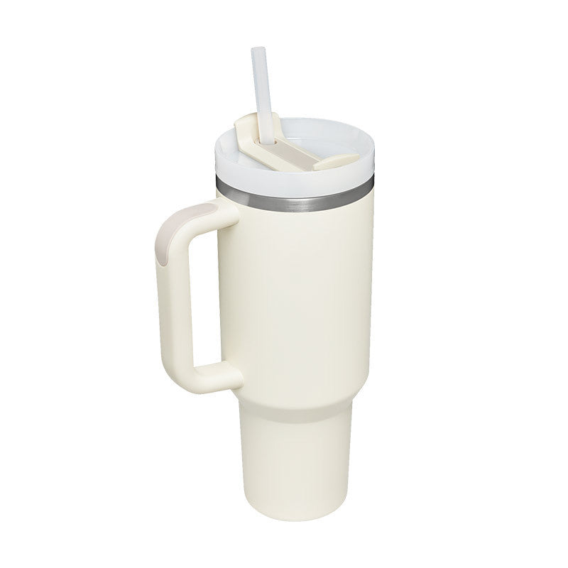 Insulated Travel Mug With Straw