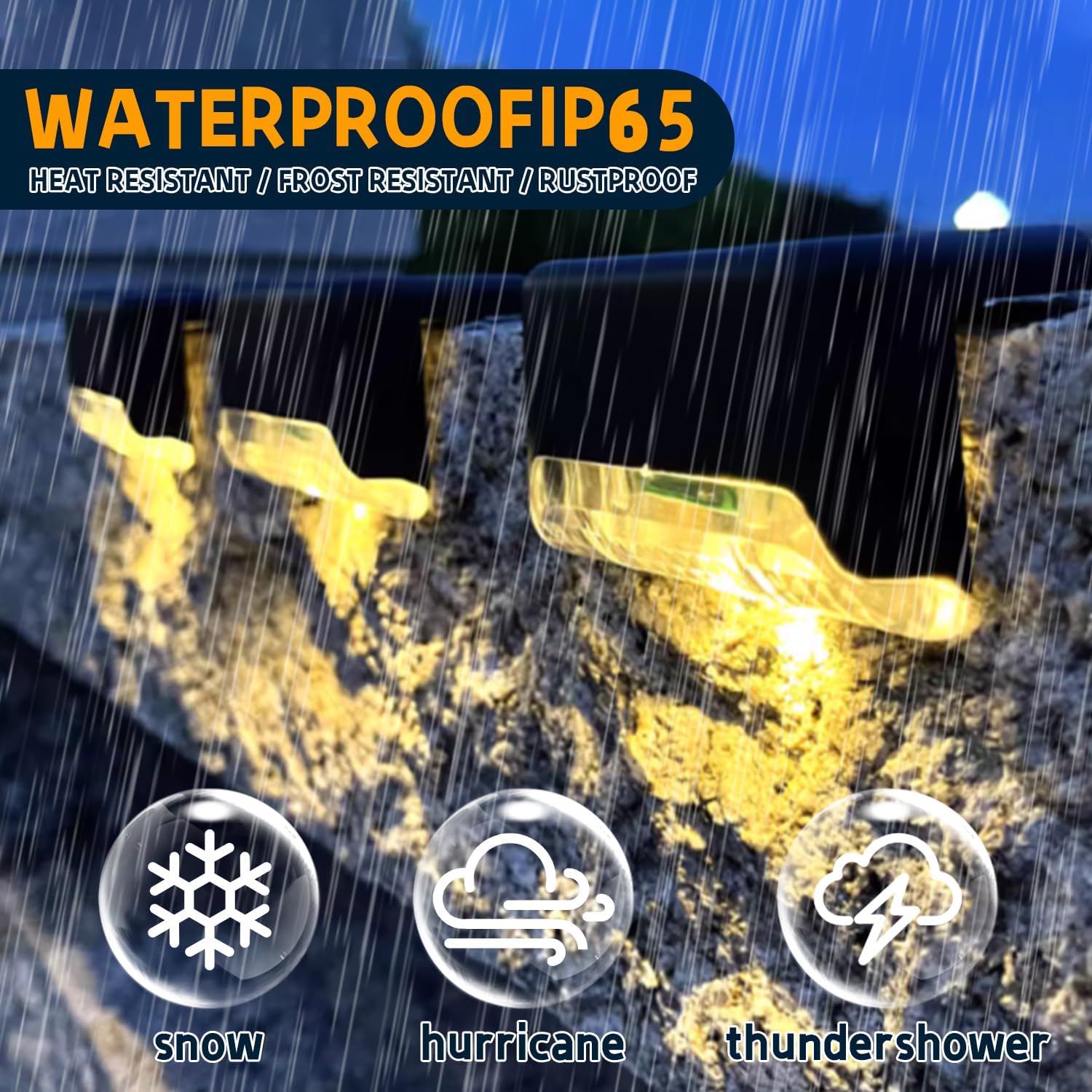 Waterproof Solar Garden Path Lights - Wireless Solar Led Outdoor Light Waterproof Garden Patio