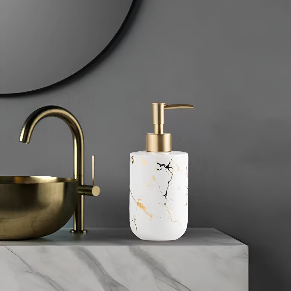 Golden Marble Soap Dispenser