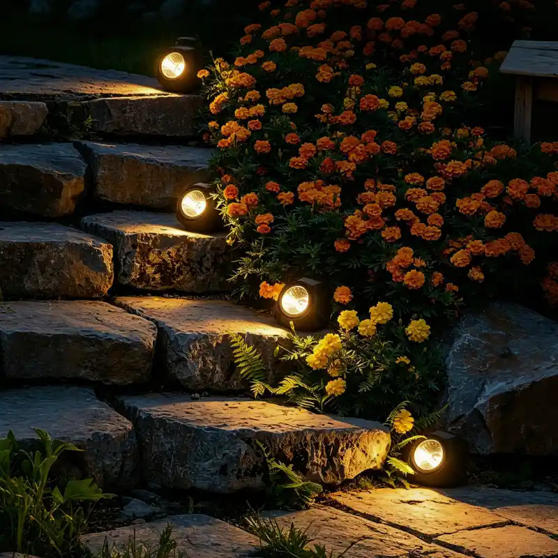 Solar Garden Spotlight for Outdoor Pathways