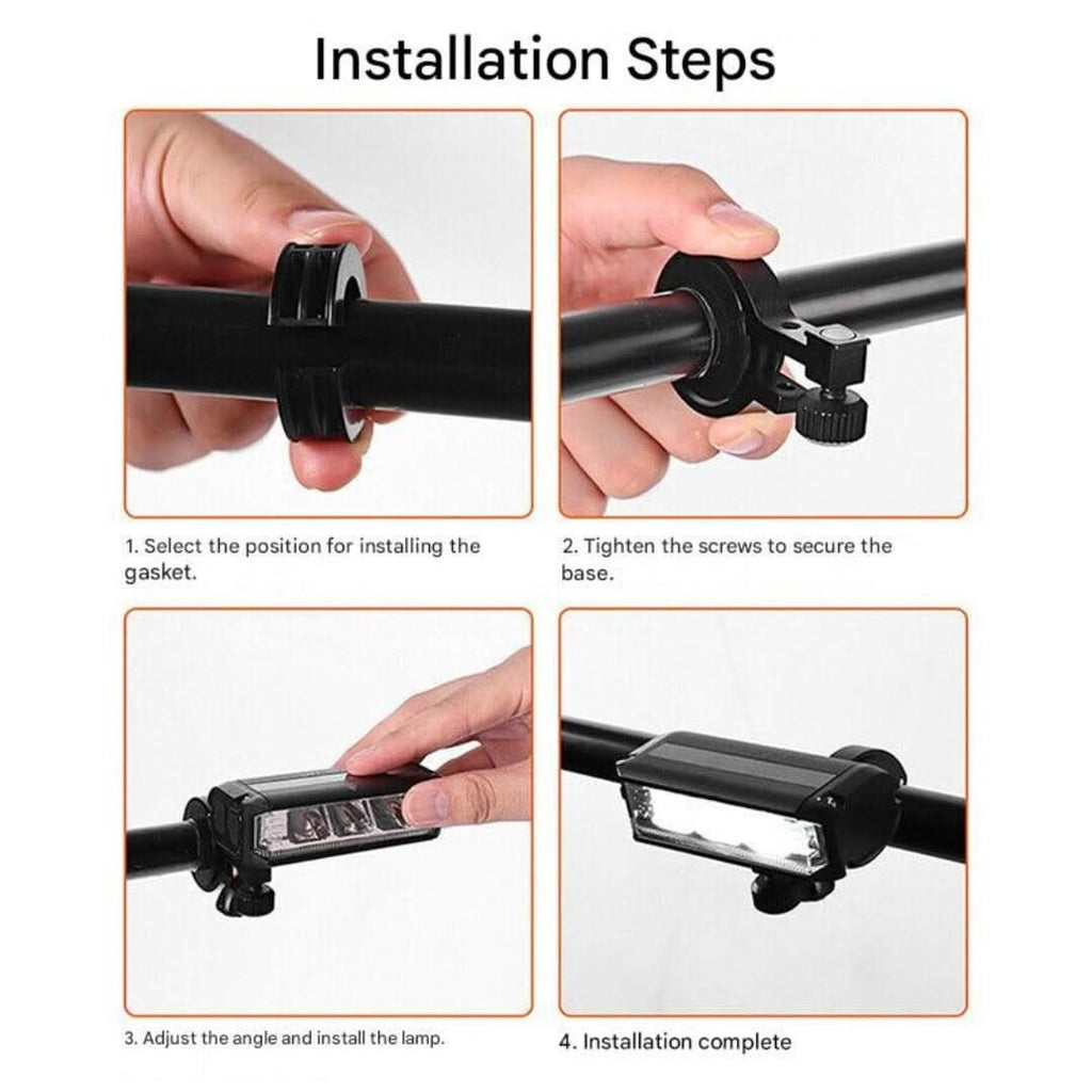 180-Degree Rechargeable Bicycle Light