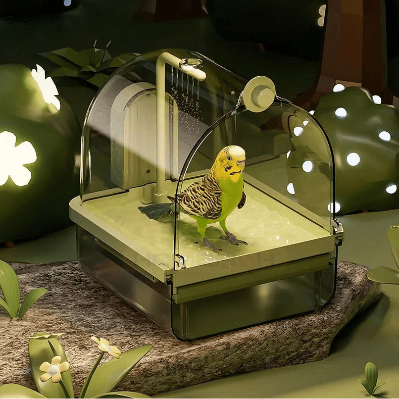 Hanging Bird Bath With Self-Circulating Water